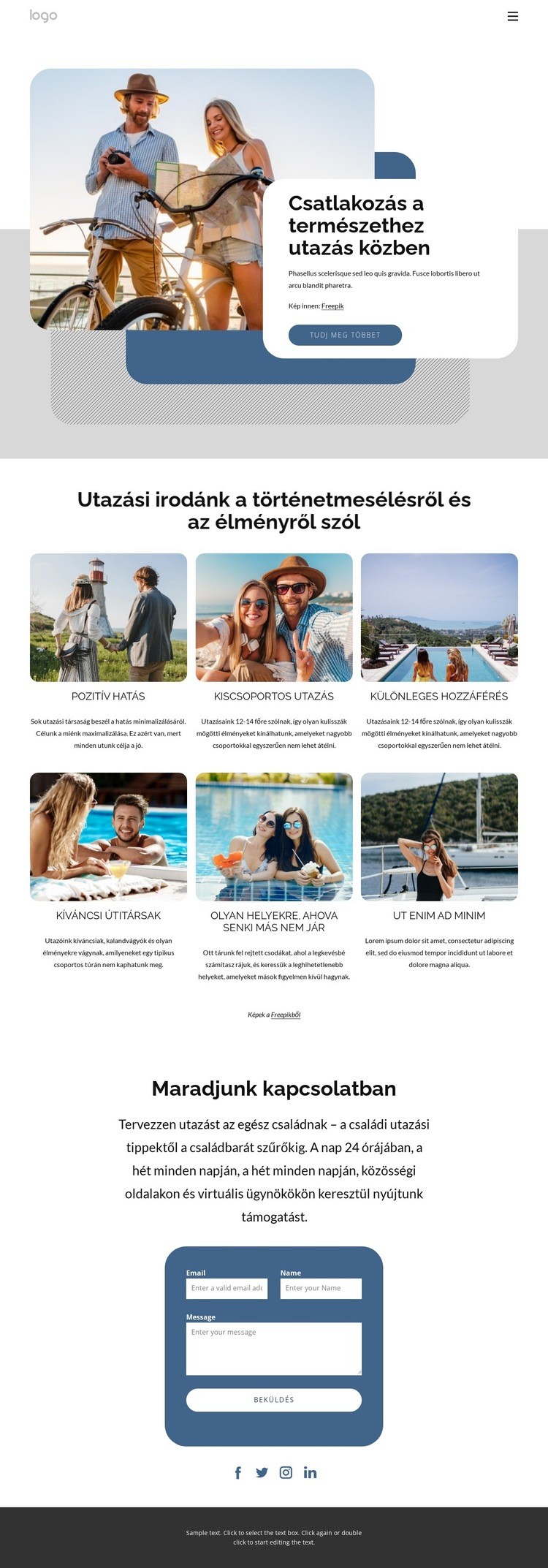 Romantikus nyaralási csomagok Weboldal tervezés