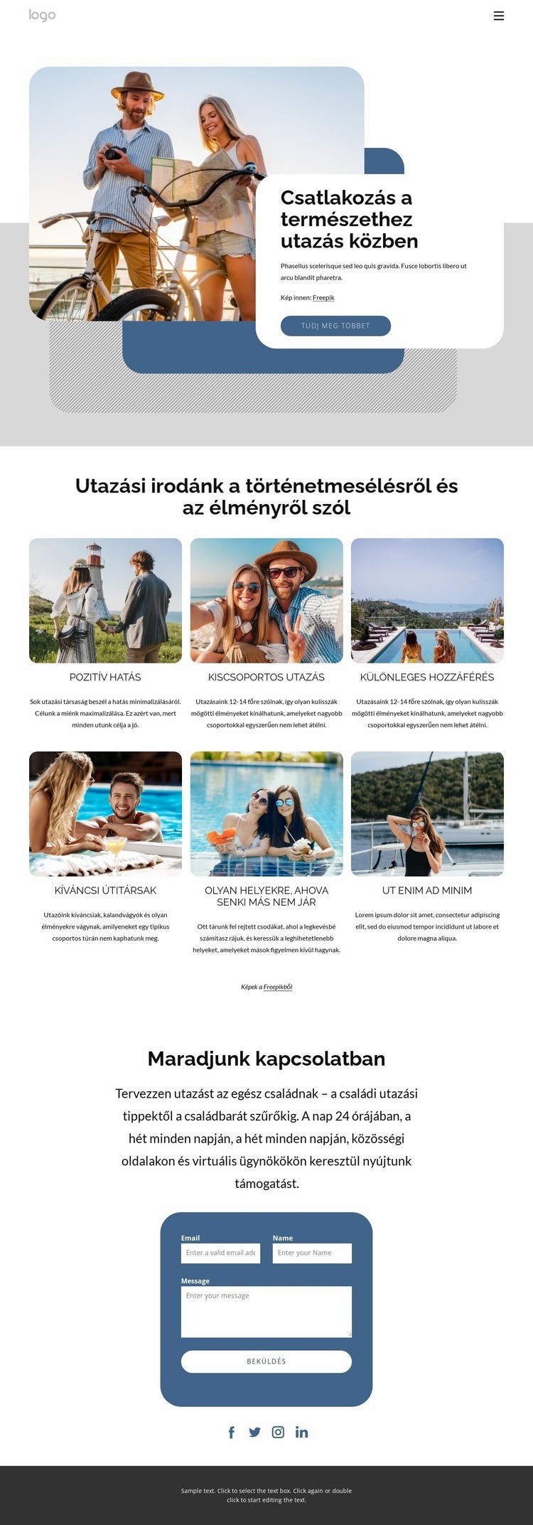 Romantikus nyaralási csomagok WordPress Téma
