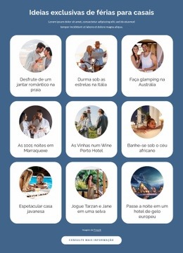 Ideias Únicas De Férias Para Casais