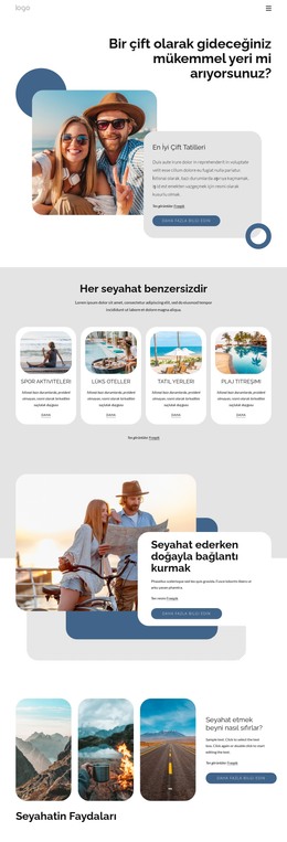 Birkaç Tur Ayırtın - HTML Sayfası Şablonu