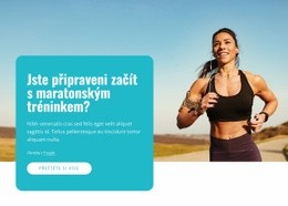 Rozvržení Webu Pro Maratonští Běžci