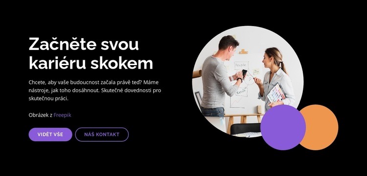 Tento komplexní webinář Šablona webové stránky