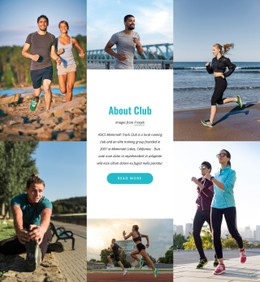 Friendly Running Club HTML5 Template