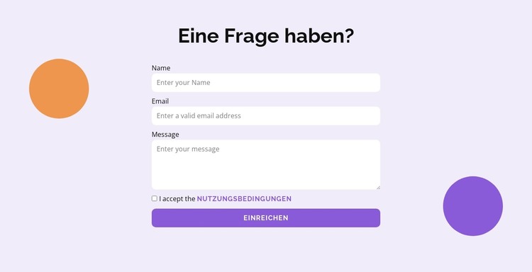 Erhalten Sie Neuigkeiten und Updates HTML-Vorlage