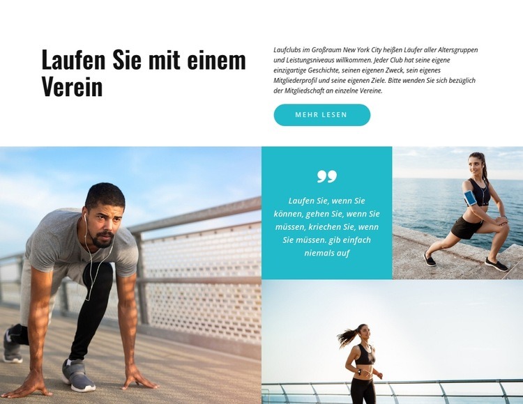 Laufgruppen in Barcelona HTML Website Builder