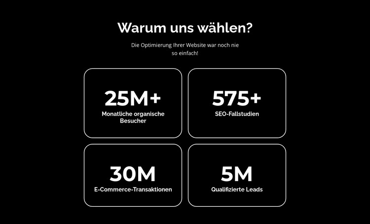 Wir vermitteln Ihnen die Kompetenzen, die Sie brauchen Website Builder-Vorlagen