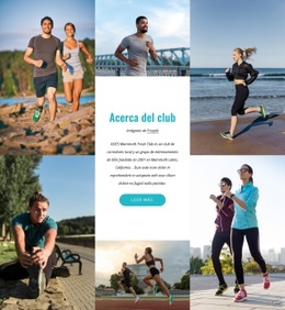 Club De Corredores Amigable - Plantilla Gratuita