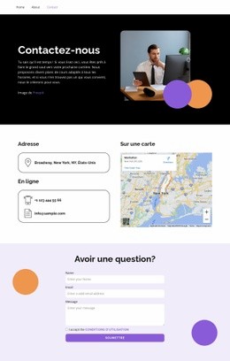 Accès Aux Cours - Online HTML Page Builder