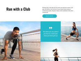 Running Groups In Barcelona - Beautiful HTML5 Template