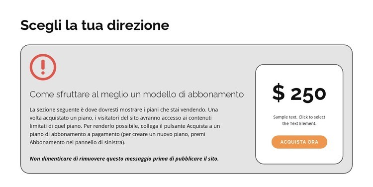 Inizia la tua carriera Modelli di Website Builder