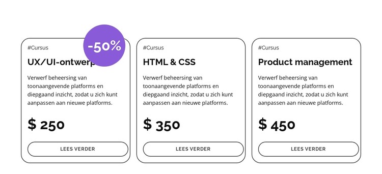 Je weet dat het tijd is HTML-sjabloon