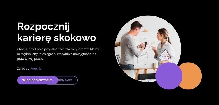 To kompleksowe seminarium internetowe Szablon jednej strony