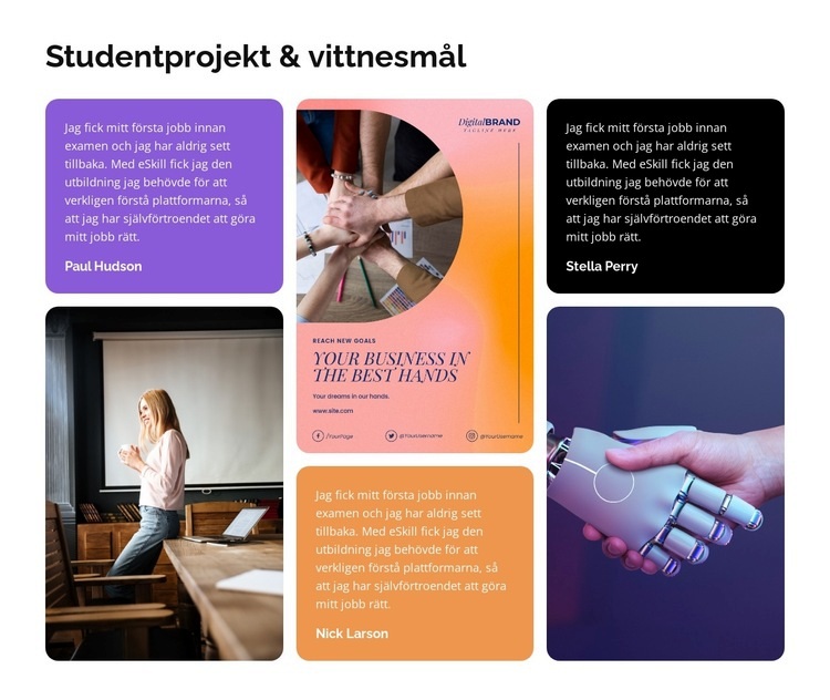 Introduktion till webbdesign WordPress -tema