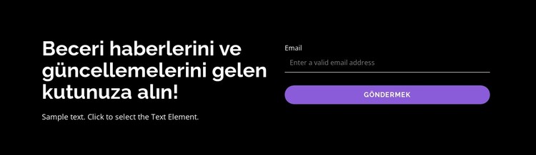 Gerçek işler için gerçek beceriler CSS Şablonu