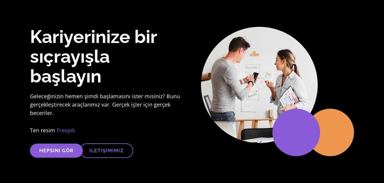 Bu kapsamlı web semineri HTML Şablonu