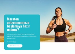 Maraton Koşucuları - Joomla Web Sitesi Şablonu