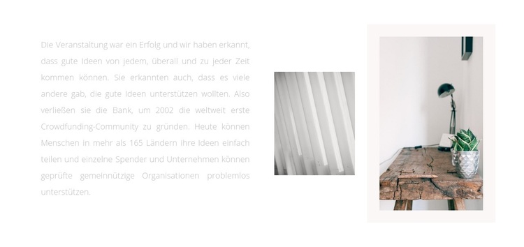 Originale Innenausstattung WordPress-Theme