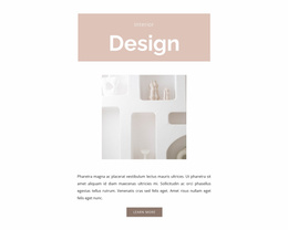 Room Design - Web Page Template