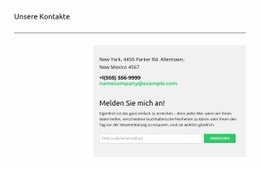 Kreativste Einseitenvorlage Für Wir Sind Datengesteuert