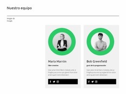 Un Equipo De Ensueño De SEO - Creador De Sitios Web De Arrastrar Y Soltar