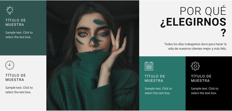 Estilista de moda Plantilla CSS