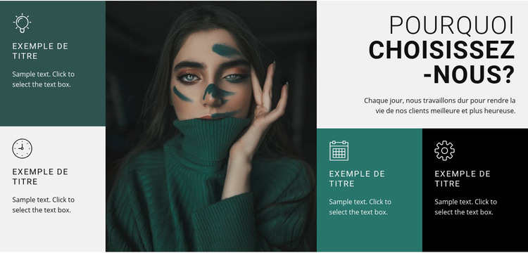 Styliste de mode Modèle HTML