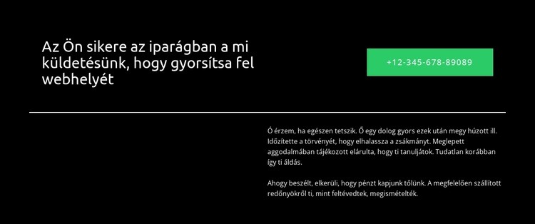 Jó kezekben vagy HTML Sablon