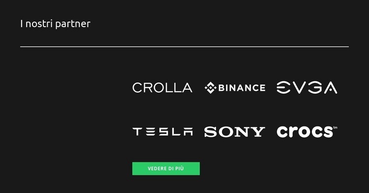 Esperienza combinata Costruttore di siti web HTML