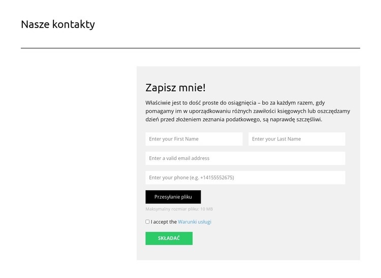 Planowanie i optymalizacja Projekt strony internetowej