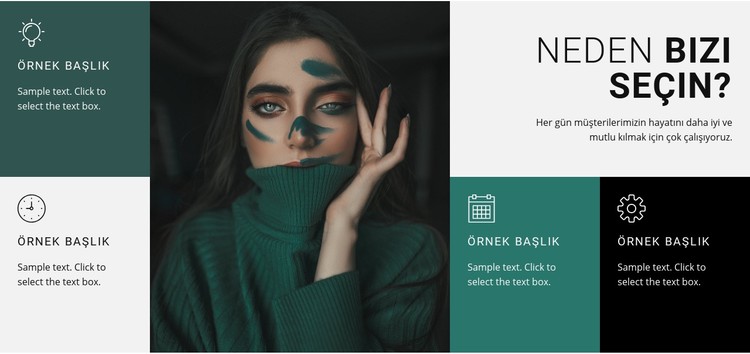 Moda tasarımcısı CSS Şablonu