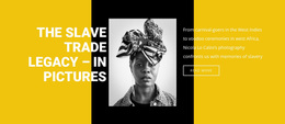History Of Slavery - Functionality Web Page Design