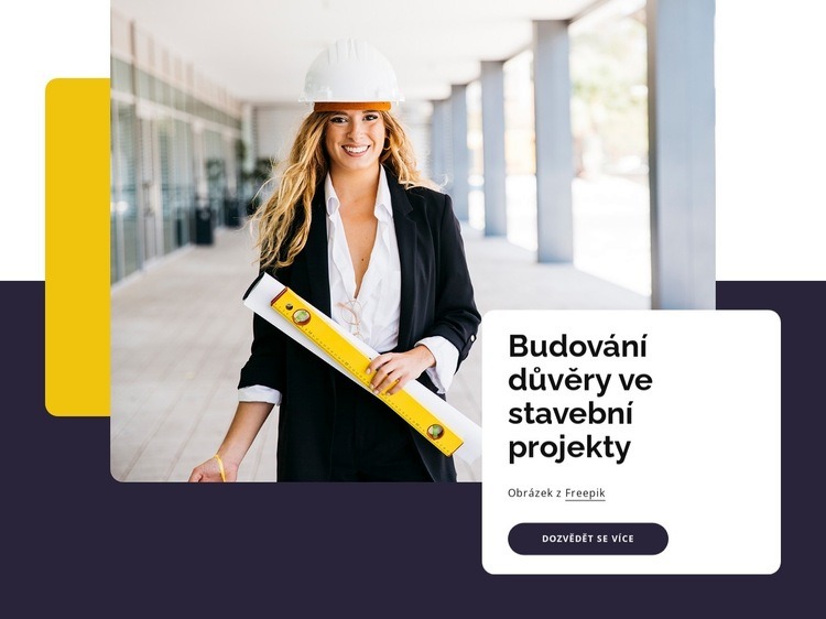 Stavební služby a technické expertizy Šablona CSS