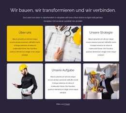 Wir Bauen, Wir Verwandeln HTML-Vorlage