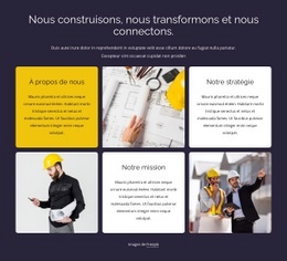 Nous Construisons, Nous Transformons - HTML Creator