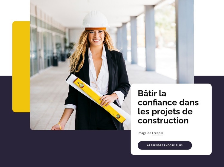 Services de construction et expertise technique Modèle HTML