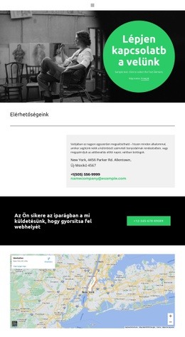 Kapcsolatfelvételi Oldal