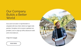 We Understand The Environmental, Social, And Economic Impact Of Our Activities - One Page Html Template