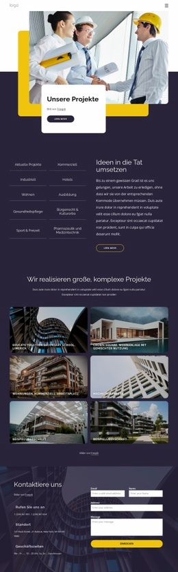 Bau- Und Konstruktionsprojekte Hotelbuchungswebsite