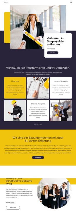 Hoch- Und Tiefbau – WordPress-Theme