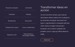 Transformar Ideas En Acción - Hermoso Diseño De Sitio Web