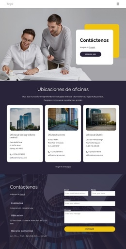 Gente Ambiciosa, Trabajo Impactante Sitio Web De La Empresa De Construcción