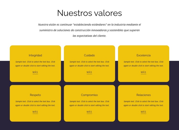 Nuestro trabajo ha resultado en la transformación de los horizontes. Plantilla de sitio web