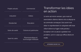 Transformer Les Idées En Action - Belle Conception De Site Web