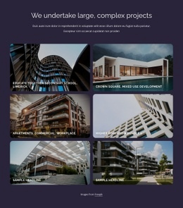 We Undertake Large, Complex Projects