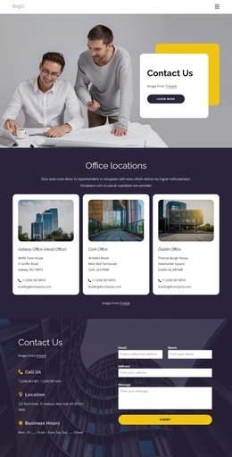 Ambitious People, Impactful Work Joomla Template