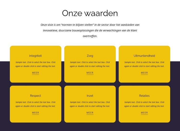 Ons werk heeft geresulteerd in de transformatie van skylines Sjabloon voor één pagina