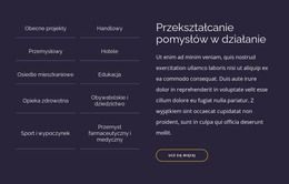 Przekształcanie Pomysłów W Działanie - Kod Szablonu HTML