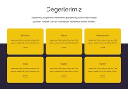 Çalışmamız Silüetlerin Dönüşümüyle Sonuçlandı - Basit Web Sitesi Şablonu