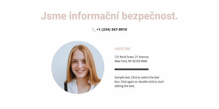 Informační agentura Šablona CSS