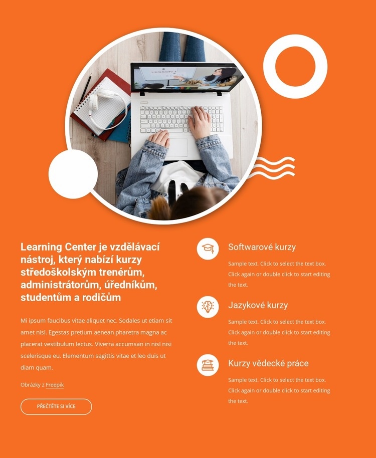 Nejlepší vzdělávací centrum Šablona HTML
